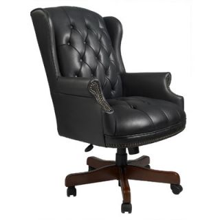 Boss Office Products Traditional Adjustable High Back Executive Chair