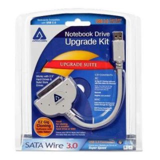 Apricorn Notebook Hard Drive Upgrade Kit   USB 3.0 Interface, Works with Any 2.5" SATA Drive & SSD, Cloning Hard Drive S