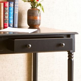 Wildon Home ® Eastwood 2 Drawer Console Table in Satin Black