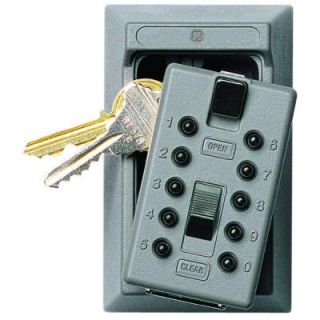 Kidde Permanent 5 Key Box with Pushbutton Combination Lock, ​Titanium 001015