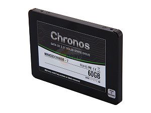 Mushkin Enhanced Chronos 2.5" 60GB SATA III 7mm Internal Solid State Drive (SSD) MKNSSDCR60GB 7