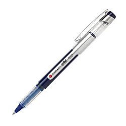 FORAY Liquid Ink Rollerball Pens With Metal Clips Medium Point 0.7 mm Blue Barrel Blue Ink Pack Of 12