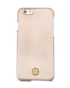 Tory Burch Robinson Logo iPhone 6 Case, Rose Gold
