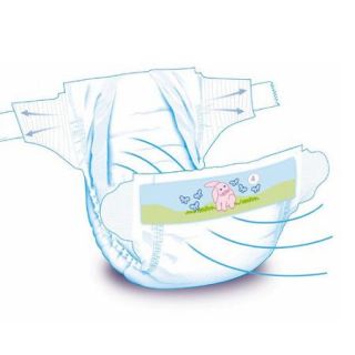Abena International Bambo Nature Premium Eco Friendly Baby Diapers Size 4+