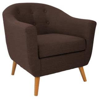 LumiSource Rockwell Accent Chair   Espresso