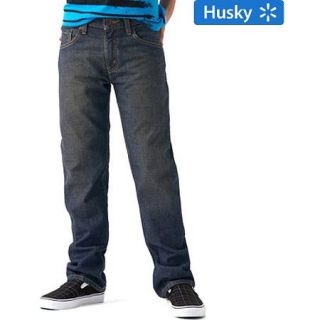 Signature by Levi Strauss Boys' Husky Straight Fit Jeans