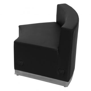 Flash Furniture Hercules Alon Series Leather Concave Reception Chair