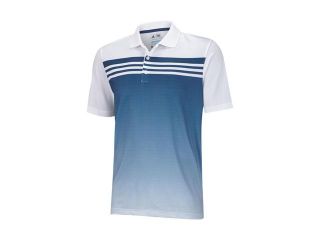 Adidas 2015 Boy's Climacool 3 Stripes Gradient Polo Shirt (White/Night Flash   XL)