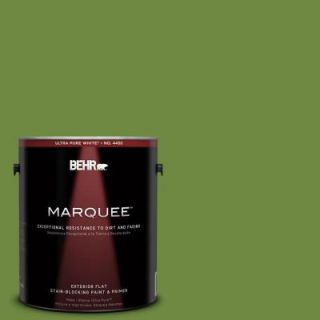 BEHR MARQUEE 1 gal. #S H 420 Shamrock Flat Exterior Paint 445301