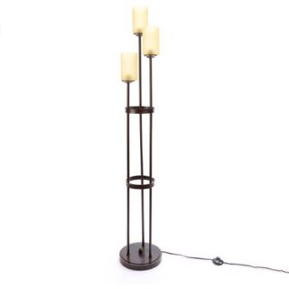 Better Homes and Gardens Triple Uplight Floor Lamp, Oil Rubbed Bronze with Three CFL Bulbs Included