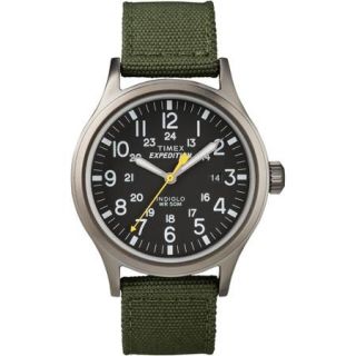 Timex Men's Expedition Scout Watch, Green Nylon Strap