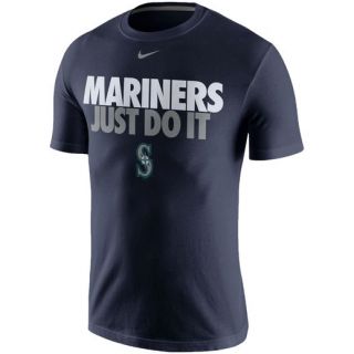 Nike Seattle Mariners Navy Just Do It T Shirt