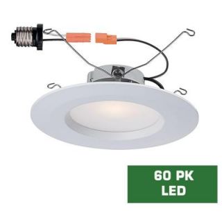 EnviroLite 5 in. and 6 in. White Recessed LED Trim with 90 CRI, 2700K (60 Pack) EVL6730MWH27 60
