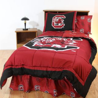 NCAA South Carolina Bed in a Bag   With White Sheets by College Covers