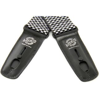 Lock it Straps Professional 2 inch Silver Checker Polypro Strap