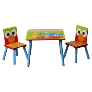 Delta Children Sesame Street Kids 3 Piece Table & Chair Set