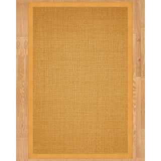 Handcrafted Small Boucle Sisal Tan Rug (8 x 10)   Shopping
