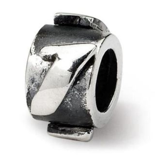 Sterling Silver Reflections Number 1 Message Bead