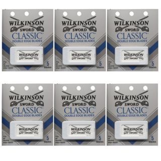 Wilkinson Sword Classic 5 count Double Edge Blades (Pack of 6