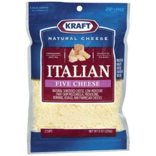 Kraft Shredded Italian Five Cheese Blend 8 oz