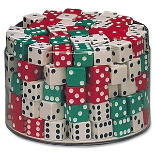 Five Numbered Serialized 19 mm Casino Craps Dice   11287914