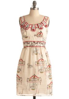 Flying Horses Dress  Mod Retro Vintage Dresses