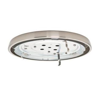 Casablanca Brushed Nickel CFL Low Profile Fitter with Circline Bulb 99067