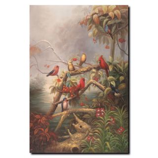 Trademark Fine Art Birds by Joval Painting Print on Canvas JV04