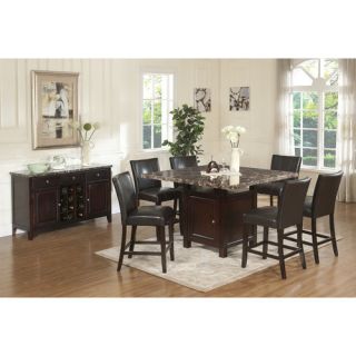 Ashley 7 Piece Counter Height Dining Set by Living In Style