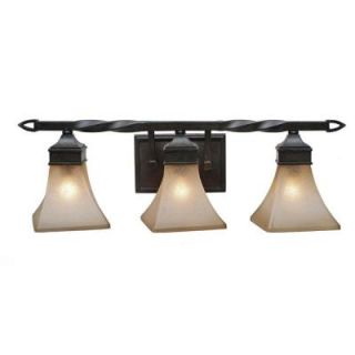 Darcy Collection 3 Light Roan Timber Bath Vanity Light 850BA3MPRT