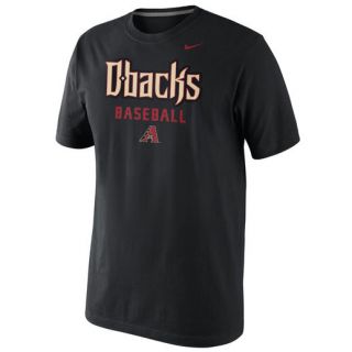 Nike Arizona Diamondbacks Black Home Practice T Shirt