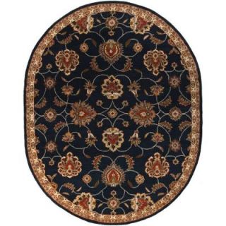 Artistic Weavers Gilzan Slate 6 ft. x 9 ft. Oval Indoor Area Rug S00151006890