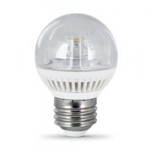 Feit Electric BPGM/CL/DM/LED LED Bulb, E26, 4.8W (40W Equiv.)   Dimmable   3000K   300 Lm.