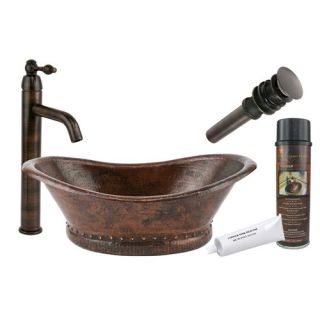 Premier Copper Products Bath Tub Vessel Bathroom Sink