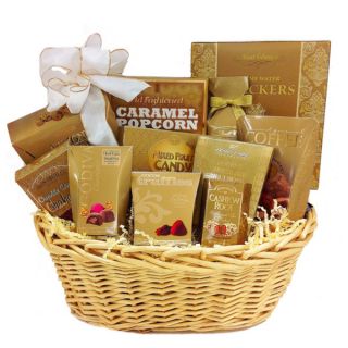 The Classic Gourmet Meat & Cheese Small Sampler Handpacked Basket