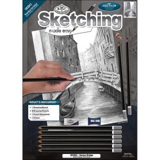 Royal Brush Sketching Made Easy Kit, 8.75" x 11.375", Venice Bridge