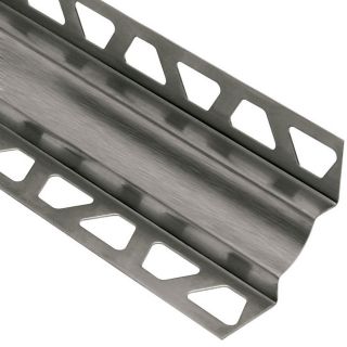 Schluter Systems 0.281 in W x 98.5 in L Steel Commercial/Residential Tile Edge Trim
