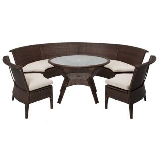 Threshold™ Rolston 5 Piece Wicker Sectional Patio Dining Furniture