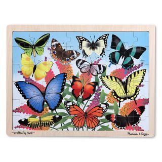 Melissa & Doug Jigsaw Puzzle 48 Piece   Butterfly Garden    Melissa & Doug