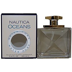 Nautica Oceans Mens 3.4 ounce Eau de Toilette Spray  