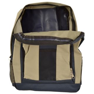 Everest 17 inch Two tone 600 Denier Polyester Fabric Backpack