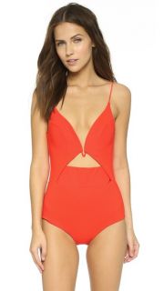 Zimmermann Marisol Bonded Peak Wire Swimsuit