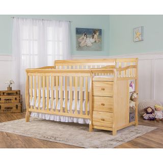 Dream On Me 5 in 1 Brody Convertible Crib with Changer, Natural    Dream On Me