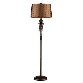 Dimond Lighting Laurie 582D17399 62 Incandescent Floor Lamp, Dunbrook/Dark Wood