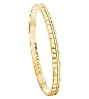 BOUCHERON   Quatre Radiant Edition 18ct yellow gold bangle bracelet