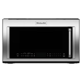 KitchenAid 1.9 cu ft Over The Range Convection Oven Microwave with Sensor Cooking Controls (Stainless Steel) (Common 30 in; Actual 29.87 in)