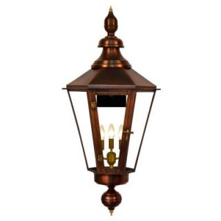 Filament Design Bryant 3 Light Copper Outdoor Wall Lantern ES63E