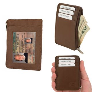 Identity Stronghold Genuine Leather RFID Blocking Wallet  