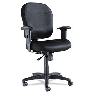 Alera Wrigley Series Black Mesh Mid Back Chair   17415721  