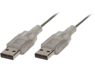 4xem 4XUSB2AA15CL 15 ft. Transparent USB 2.0 Cable A To A (Transparent)